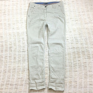 Patrizia Pepe Beige Khaki Slim Trousers Pants 28